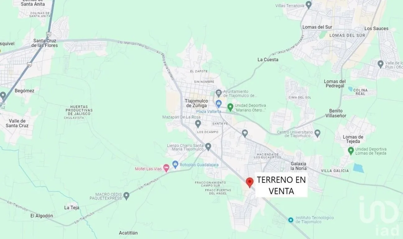 Terreno en Venta en Campo Sur, Tlajomulco de Zúñiga, Jalisco | NEX-226763 | iad México | Foto 5 de 5