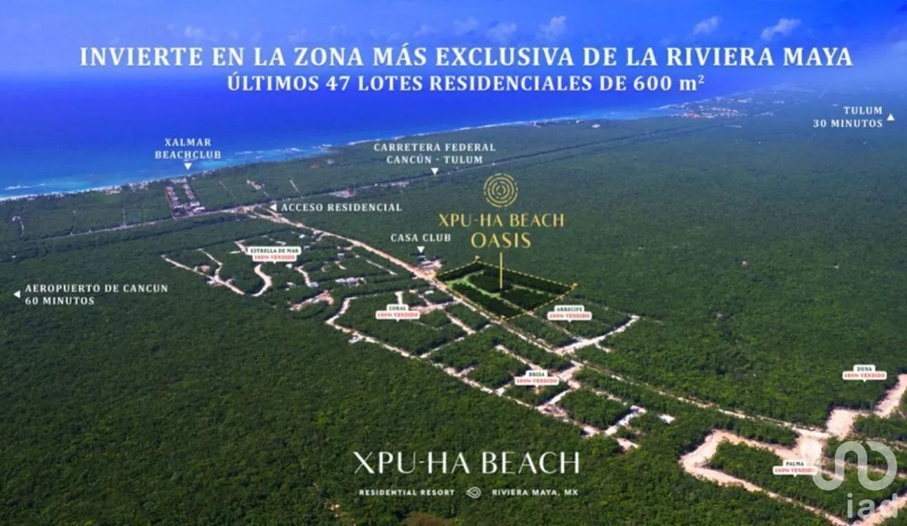 Terreno en Venta en Xpu Ha, Solidaridad, Quintana Roo | NEX-226661 | iad México | Foto 2 de 10