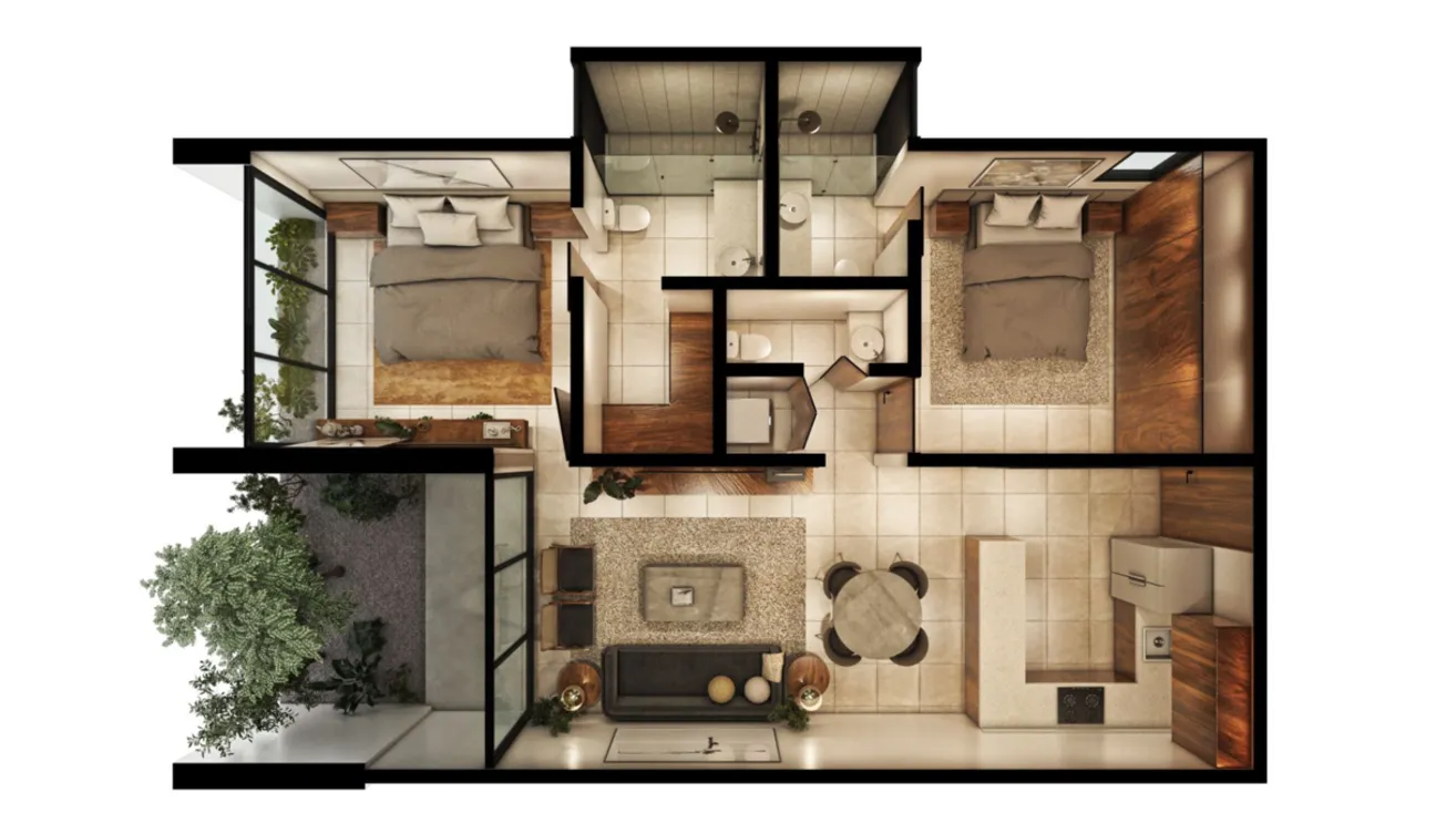 Departamento en Venta en Dzityá, Mérida, Yucatán | NEX-228961 | iad México | Foto 6 de 12