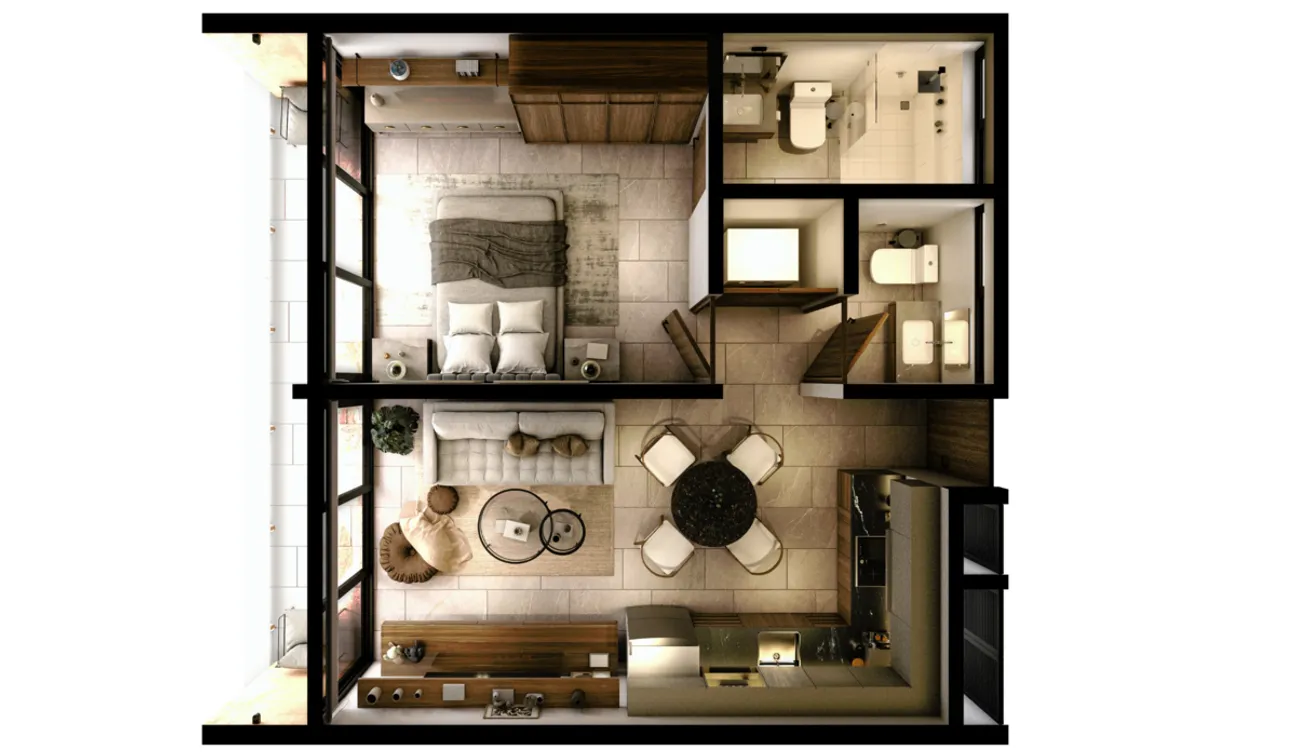 Departamento en Venta en Monte Alban, Mérida, Yucatán | NEX-228962 | iad México | Foto 8 de 9