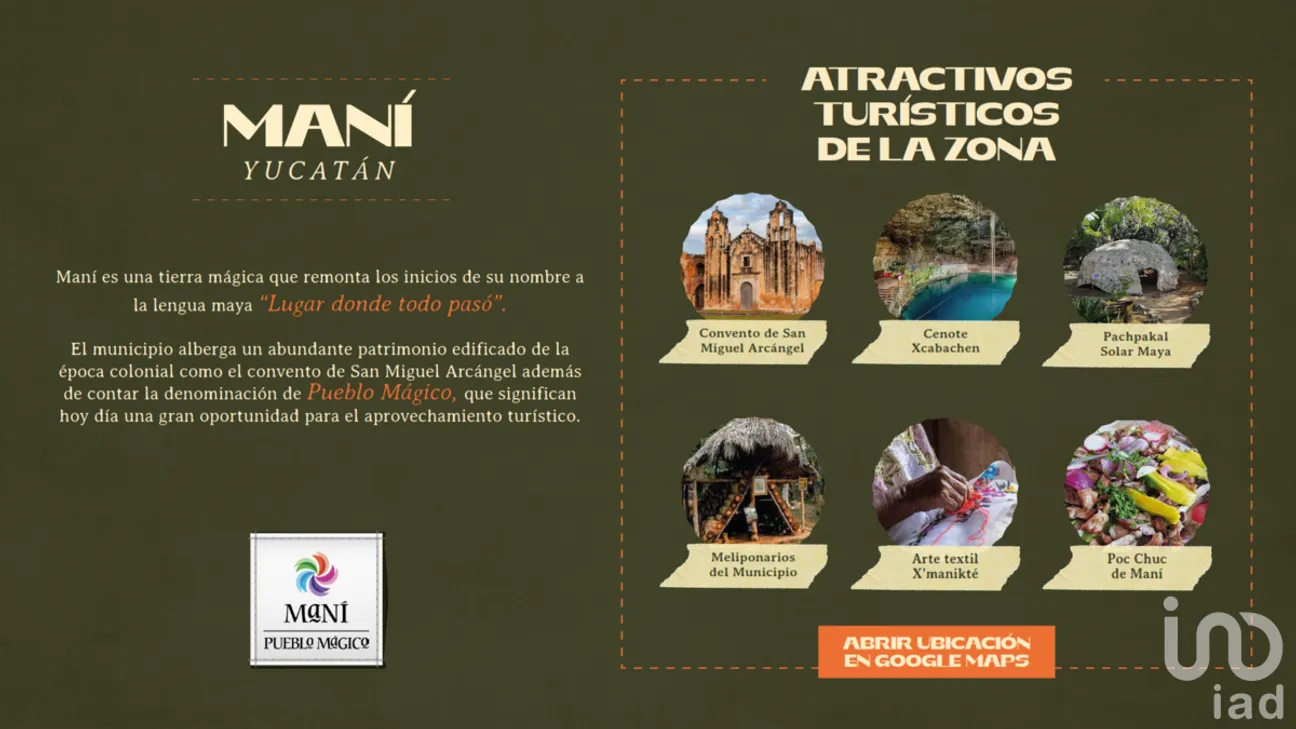 Terreno en Venta en Mani, Maní, Yucatán | NEX-227767 | iad México | Foto 3 de 9