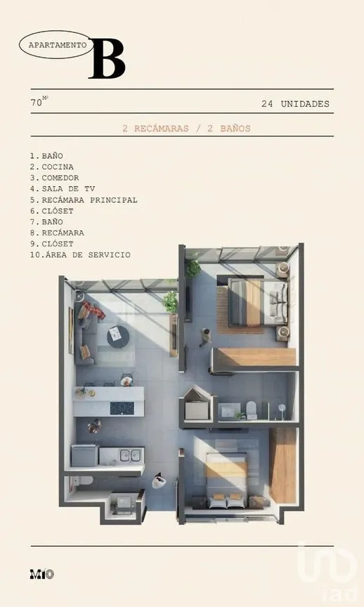 Departamento en Venta en Montebello, Mérida, Yucatán | NEX-266377 | iad México | Foto 2 de 7