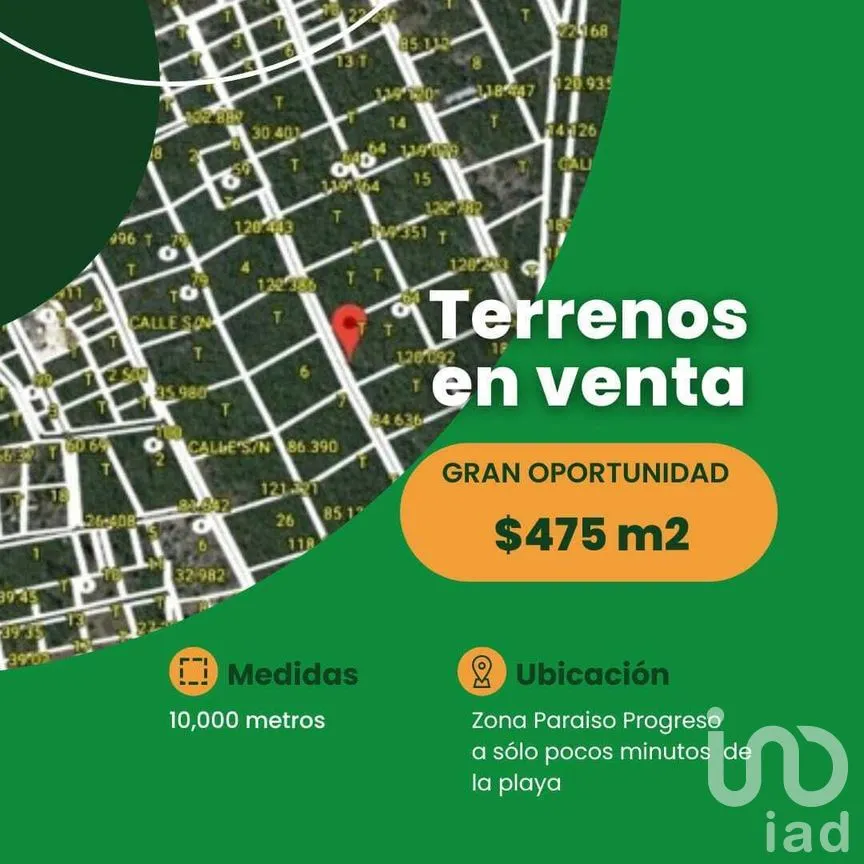 Terreno en Venta en Paraíso Maya, Mérida, Yucatán | NEX-270445 | iad México | Foto 1 de 2