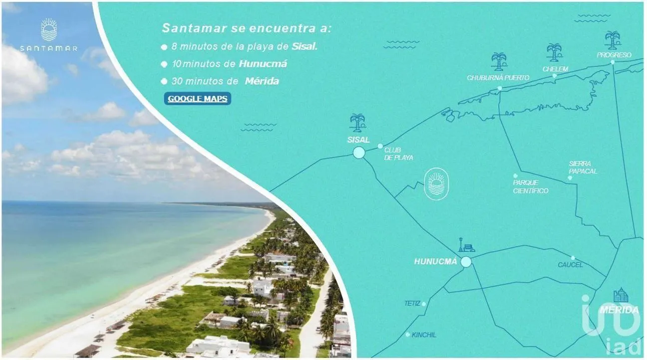 Terreno en Venta en Sisal, Hunucmá, Yucatán | NEX-226878 | iad México | Foto 3 de 8