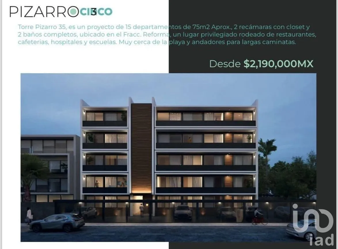 Departamento en Venta en Reforma, Veracruz, Veracruz | NEX-226891 | iad México | Foto 2 de 6