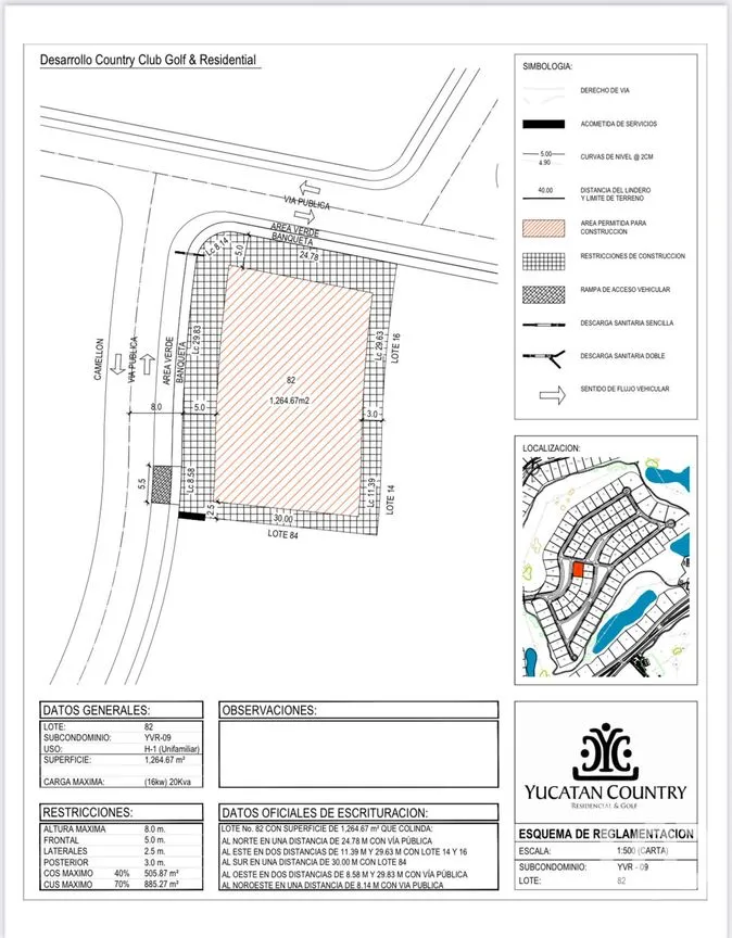 Terreno en Venta en Yucatán Country Club, Mérida, Yucatán | NEX-278993 | iad México | Foto 3 de 3