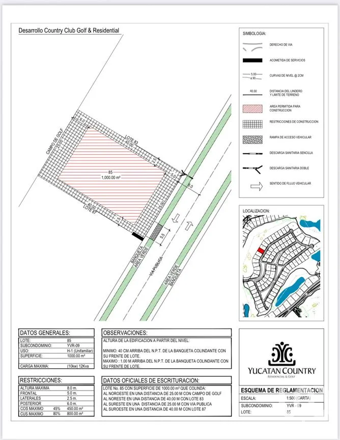 Terreno en Venta en Yucatán Country Club, Mérida, Yucatán | NEX-284374 | iad México | Foto 1 de 1