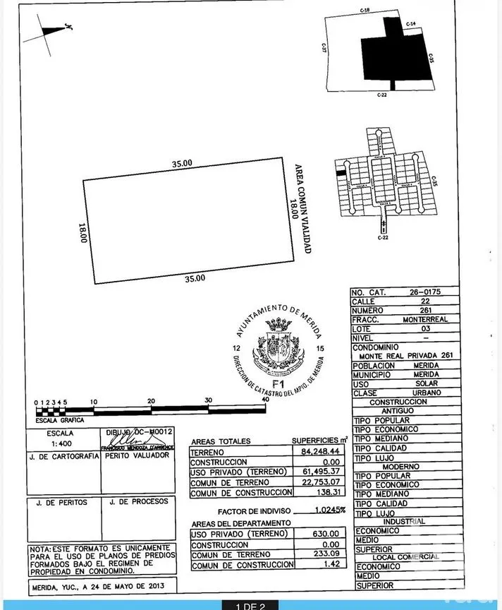 Terreno en Venta en Monterreal, Mérida, Yucatán | NEX-289000 | iad México | Foto 1 de 2