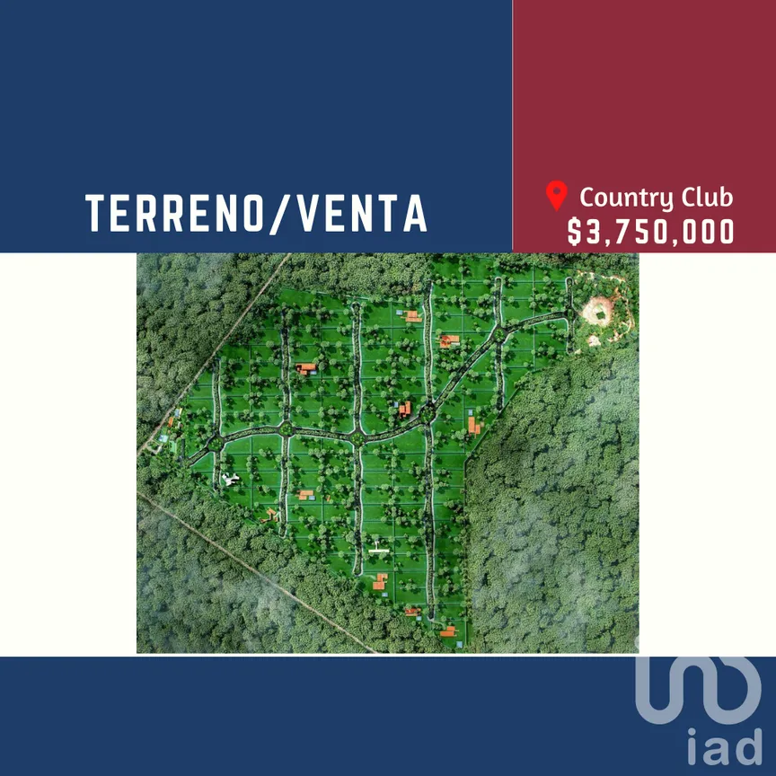 Terreno en Venta en Yucatán Country Club, Mérida, Yucatán | NEX-230346 | iad México | Foto 1 de 14