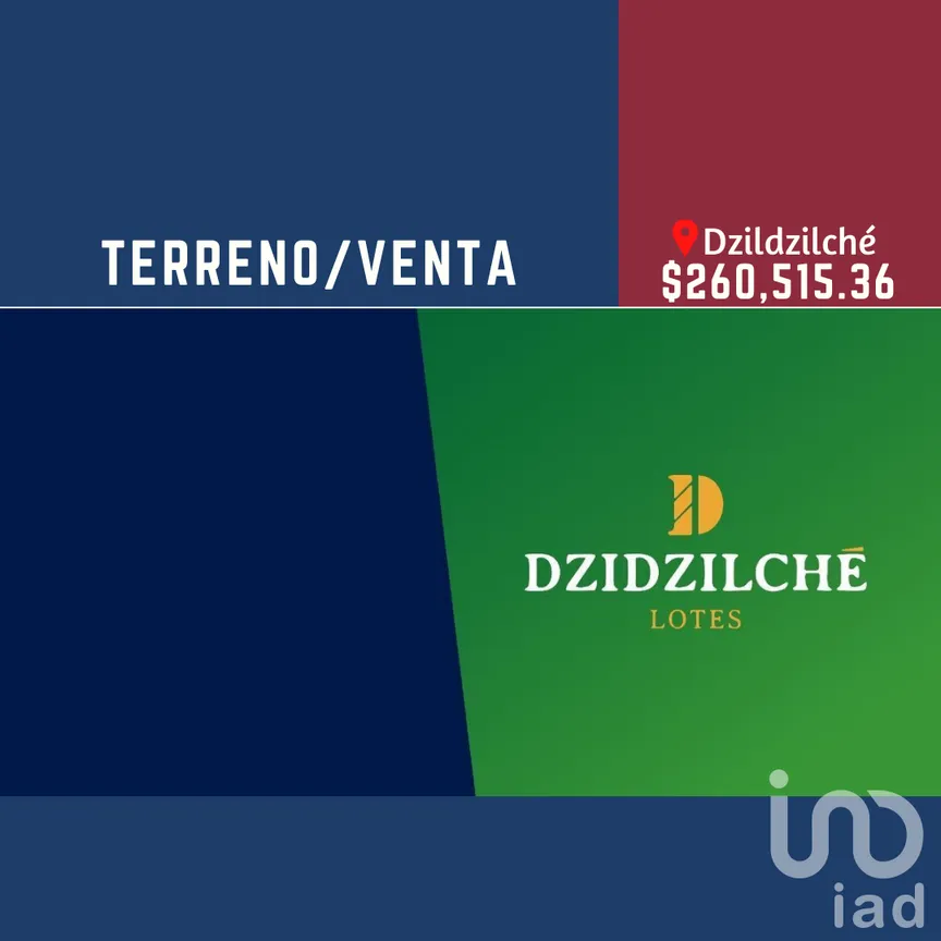 Terreno en Venta en Dzidzilché, Mérida, Yucatán | NEX-230349 | iad México | Foto 1 de 9