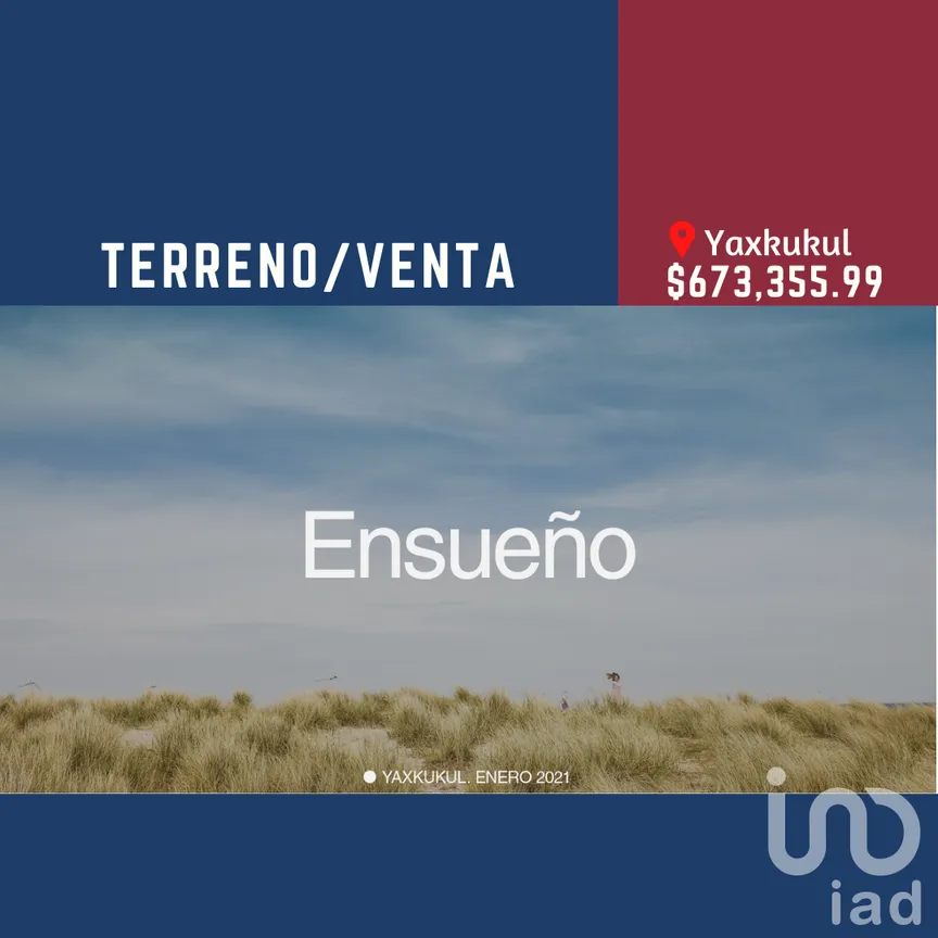 Terreno en Venta en Yaxkukul, Yaxkukul, Yucatán | NEX-230350 | iad México | Foto 1 de 7
