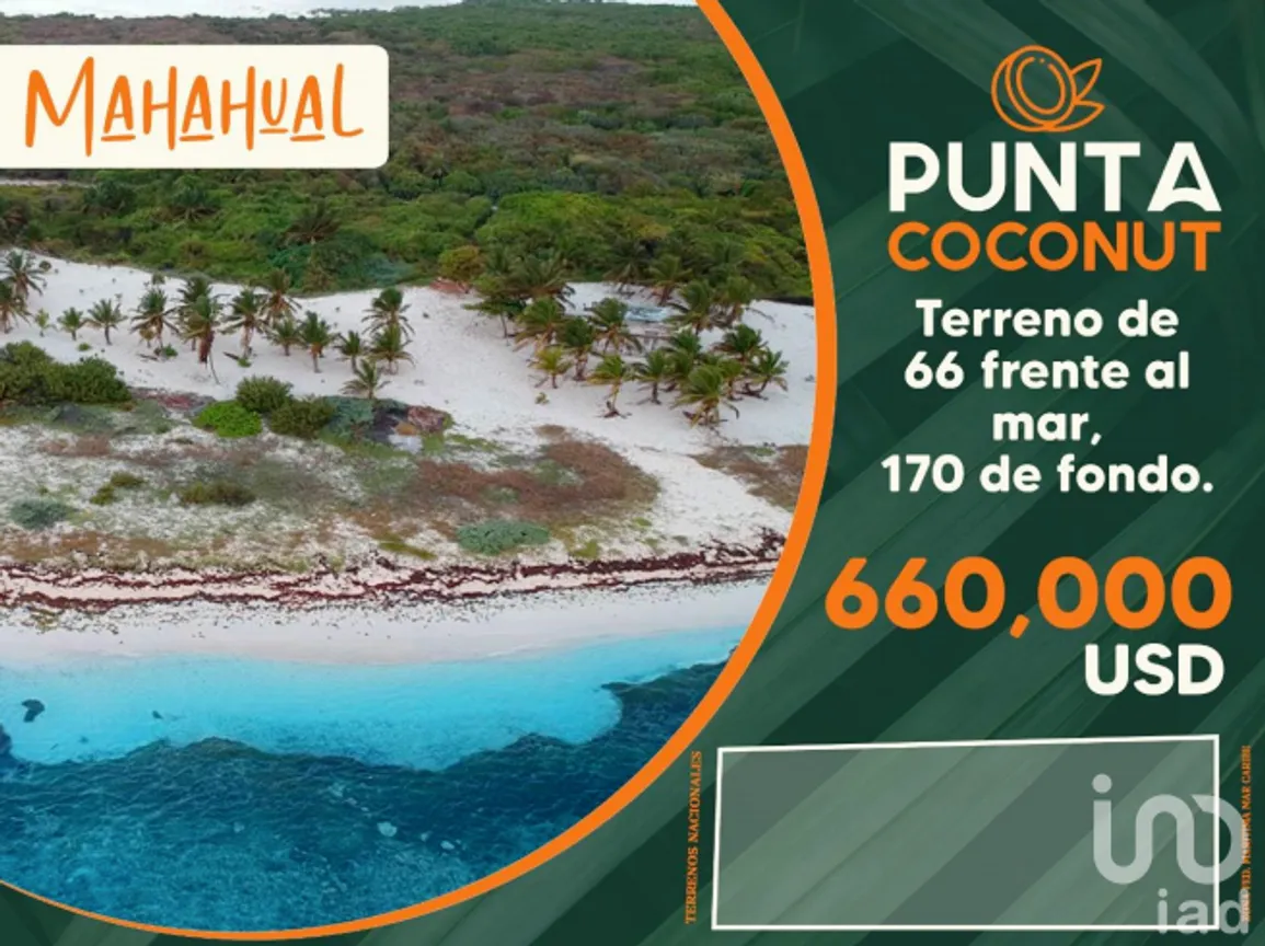 Terreno en Venta en Mahahual, Othón P. Blanco, Quintana Roo | NEX-230353 | iad México | Foto 4 de 6
