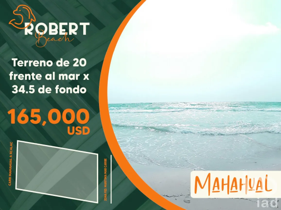 Terreno en Venta en Mahahual, Othón P. Blanco, Quintana Roo | NEX-230353 | iad México | Foto 6 de 6