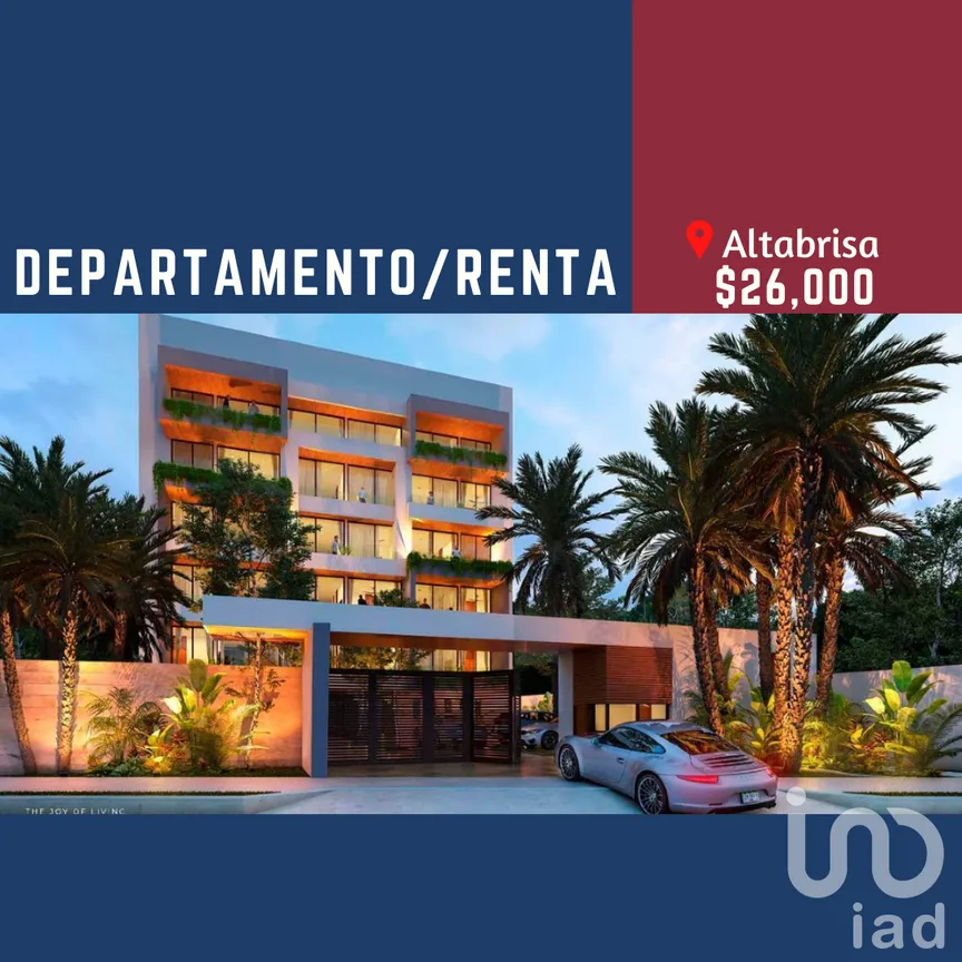 Departamento en Renta en Altabrisa, Mérida, Yucatán | NEX-230362 | iad México | Foto 1 de 24