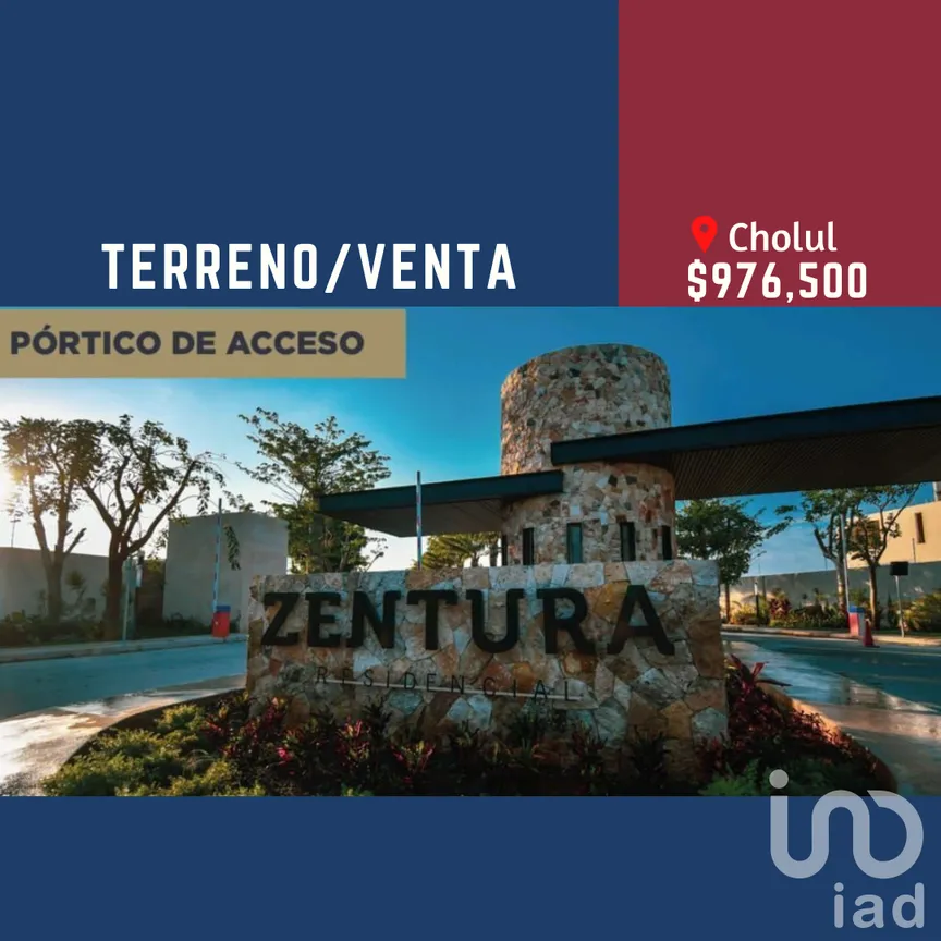 Terreno en Venta en Cholul, Mérida, Yucatán | NEX-230370 | iad México | Foto 1 de 11