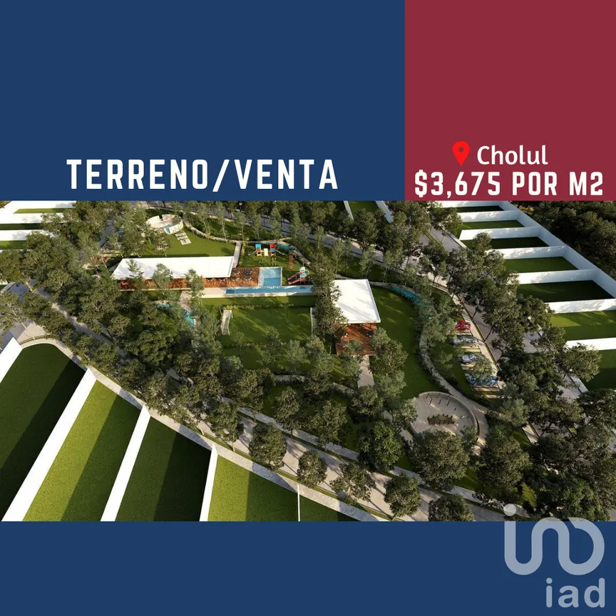 Terreno en Venta en Cholul, Mérida, Yucatán | NEX-230371 | iad México | Foto 1 de 16