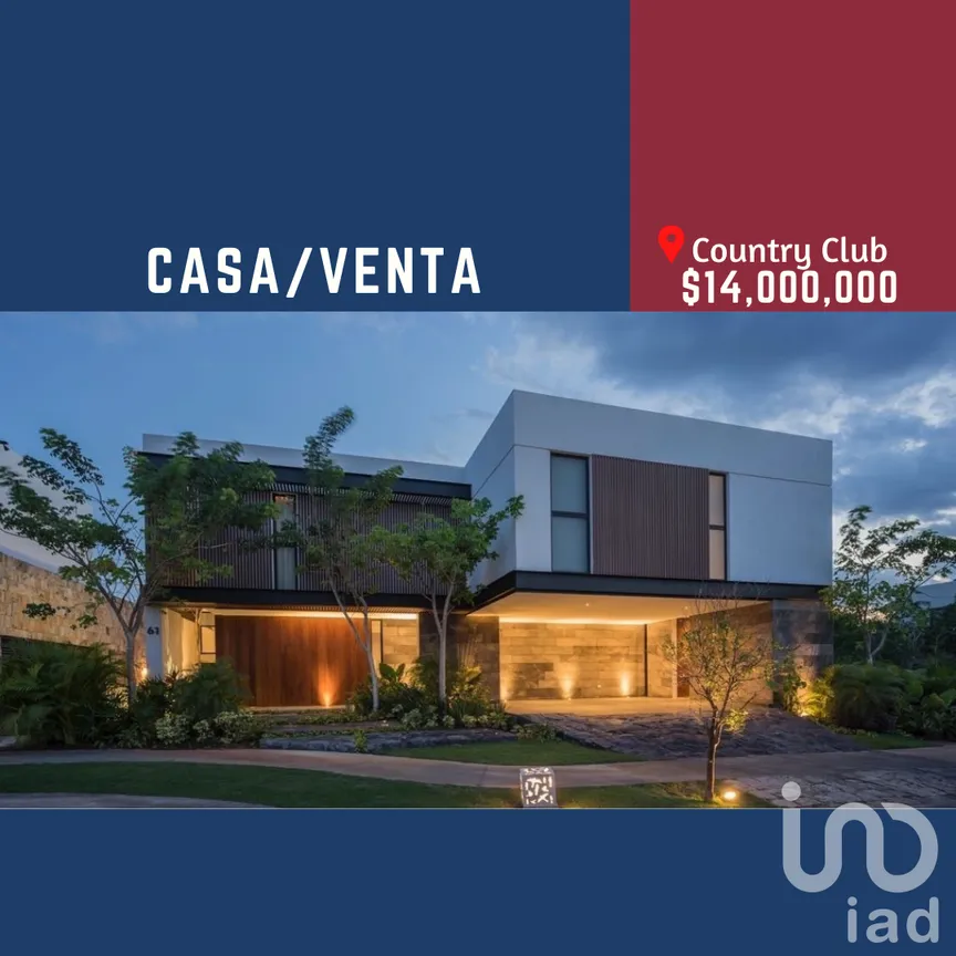 Casa en Venta en Yucatán Country Club, Mérida, Yucatán | NEX-230647 | iad México | Foto 1 de 21