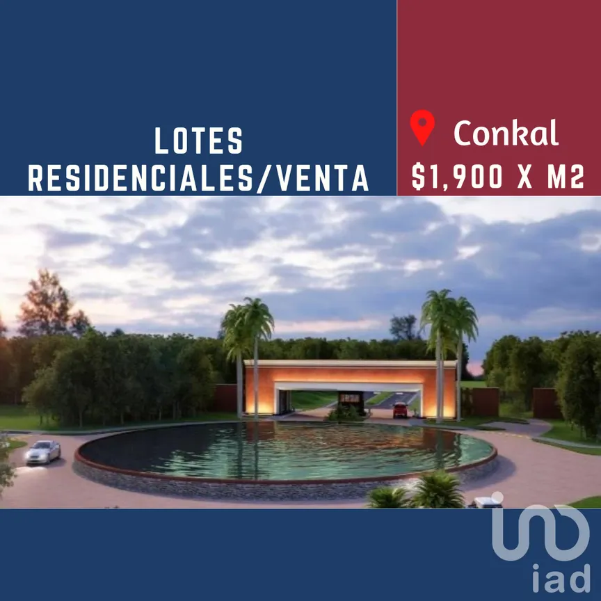 Terreno en Venta en Conkal, Conkal, Yucatán | NEX-230656 | iad México | Foto 1 de 3