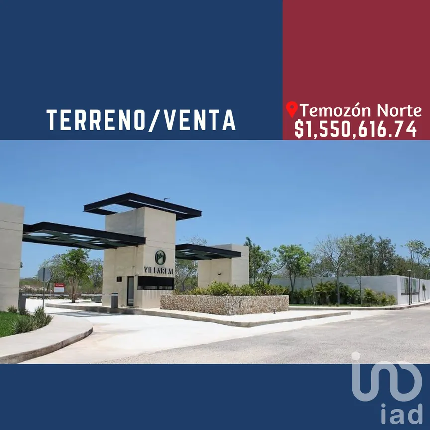 Terreno en Venta en Temozon Norte, Mérida, Yucatán | NEX-230669 | iad México | Foto 1 de 8