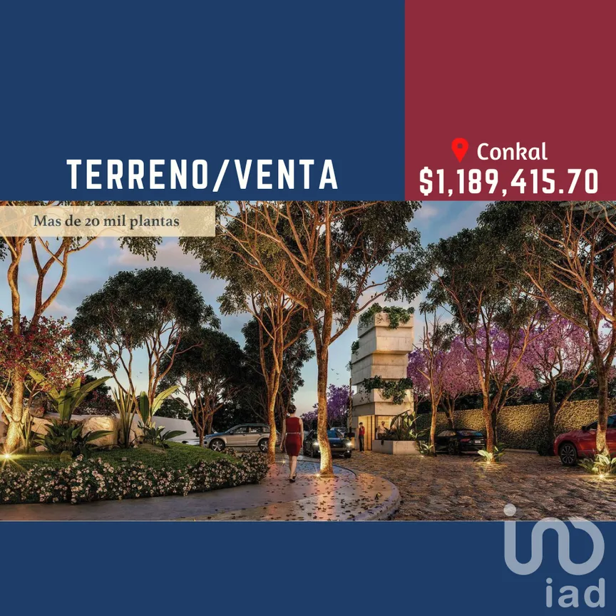 Terreno en Venta en Conkal, Conkal, Yucatán | NEX-230670 | iad México | Foto 1 de 8