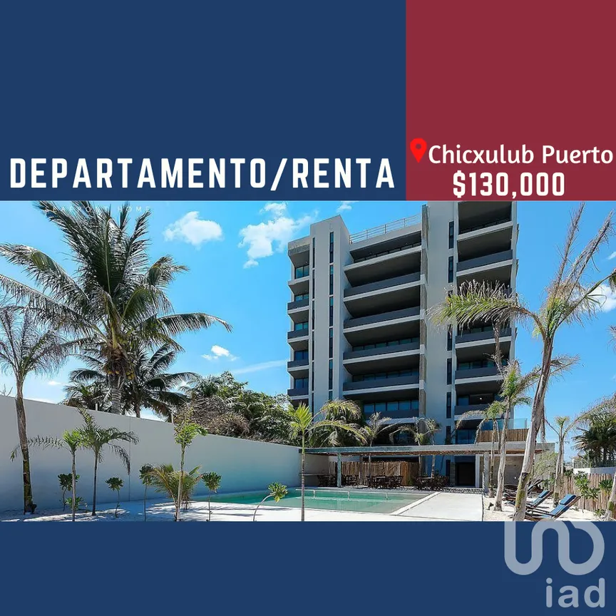 Departamento en Renta en Chicxulub Puerto, Progreso, Yucatán | NEX-230676 | iad México | Foto 1 de 12