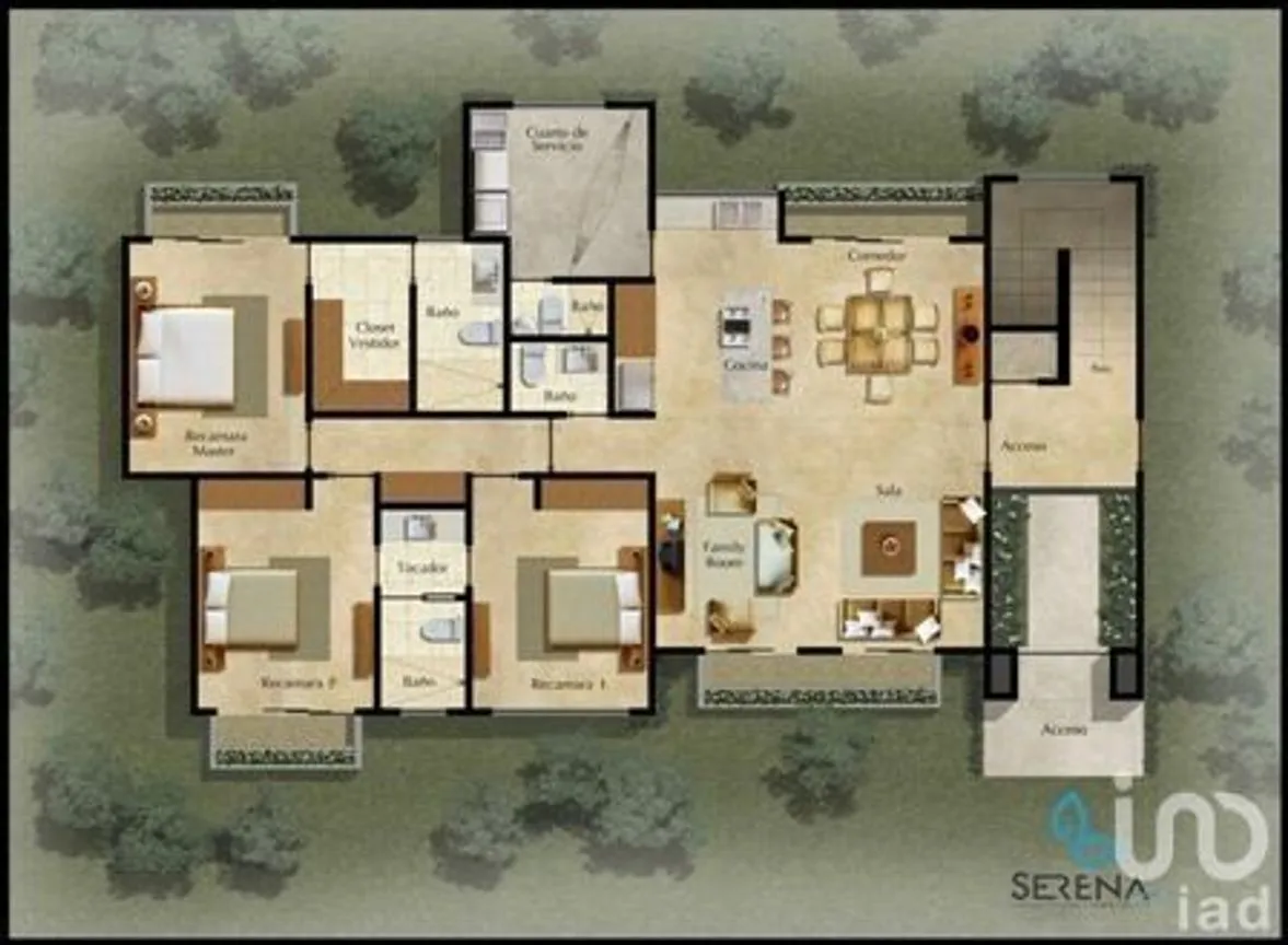 Departamento en Venta en Yucatán Country Club, Mérida, Yucatán | NEX-230693 | iad México | Foto 9 de 12