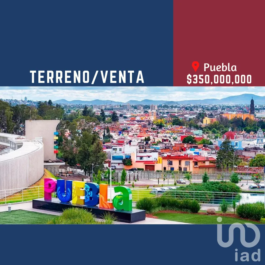Terreno en Venta en Puebla, Puebla, Puebla | NEX-276674 | iad México | Foto 1 de 9