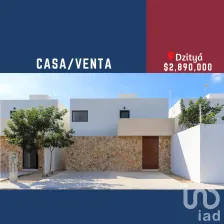 NEX-80296 - Casa en Venta, con 3 recamaras, con 4 baños, con 308 m2 de construcción en Dzityá, CP 97302, Yucatán.