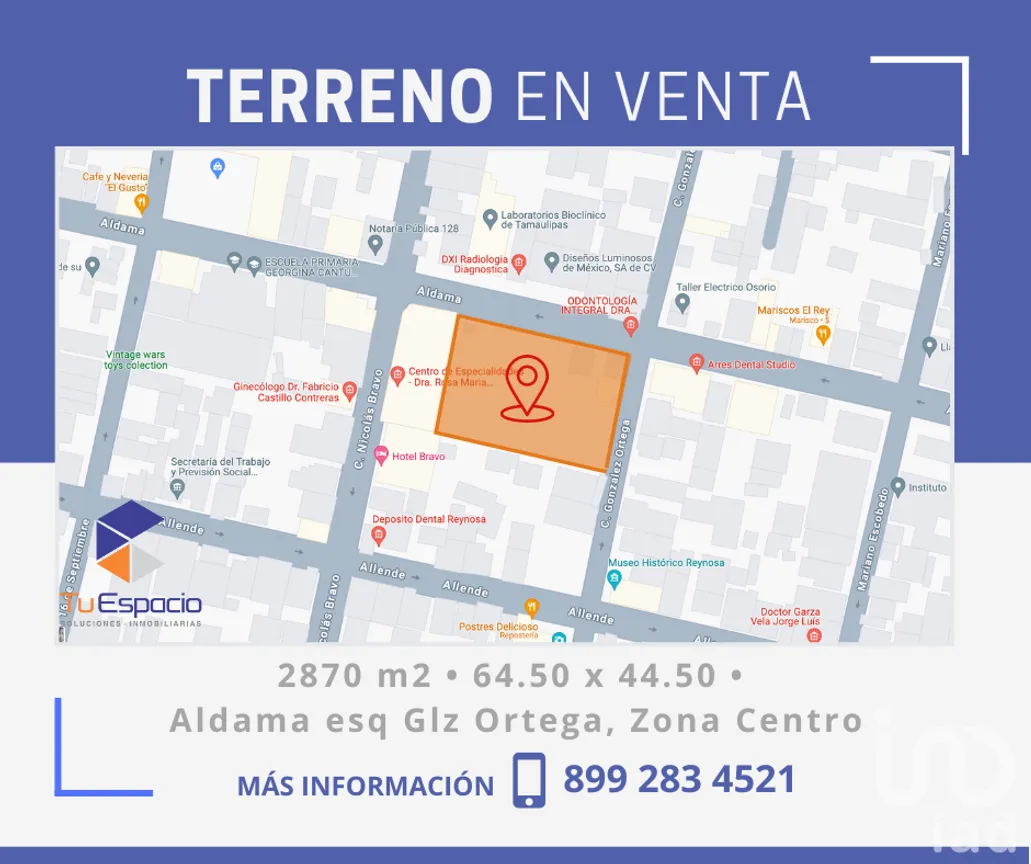 Terreno en Venta en Ciudad Reynosa Centro, Reynosa, Tamaulipas | NEX-226970 | iad México | Foto 7 de 7