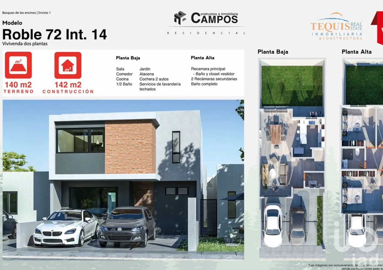 Casa en Venta en Bosques de San Juan, San Juan del Río, Querétaro | NEX-283153 | iad México | Foto 1 de 1
