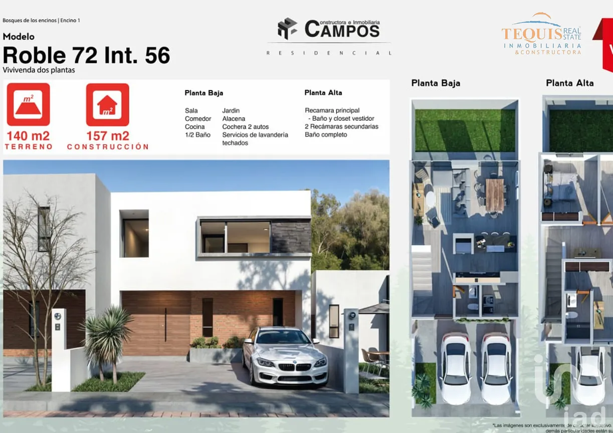 Casa en Venta en Bosques de San Juan, San Juan del Río, Querétaro | NEX-284394 | iad México | Foto 1 de 1