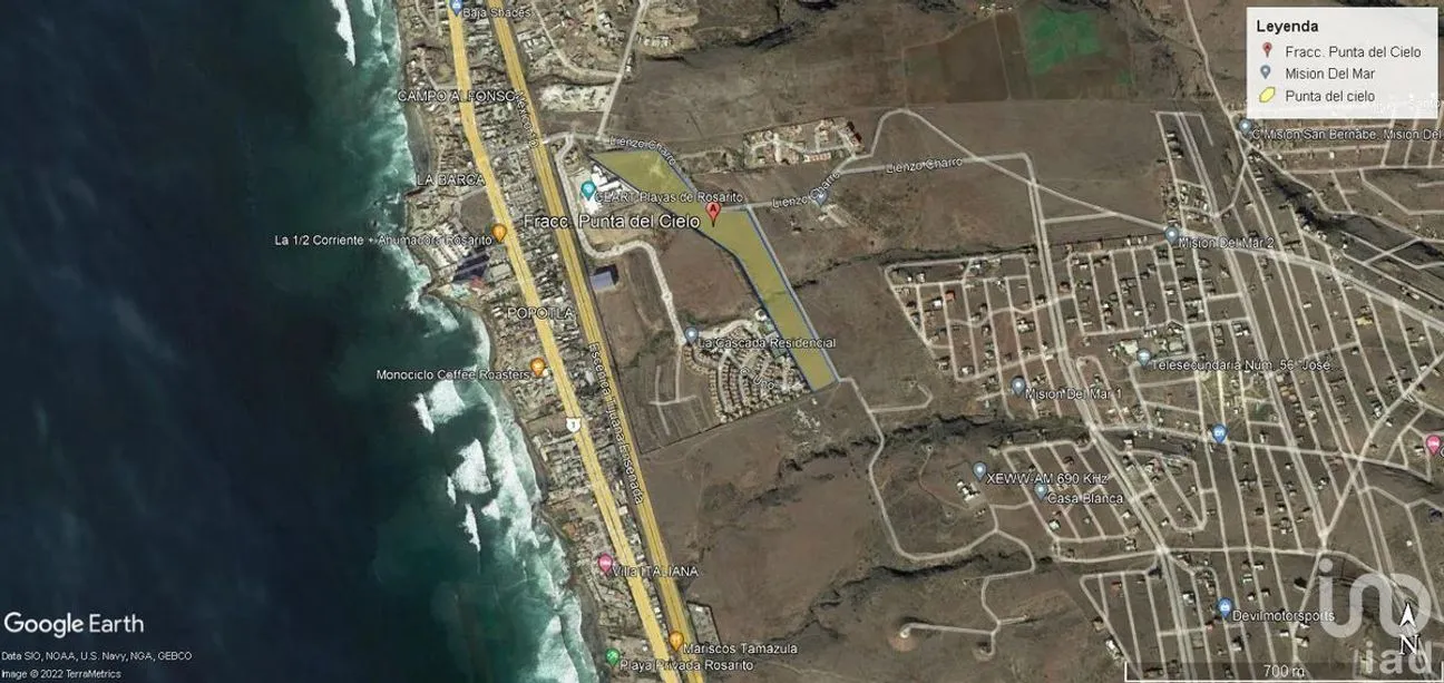Terreno en Venta en Misión del Mar II, Playas de Rosarito, Baja California | NEX-230487 | iad México | Foto 23 de 26