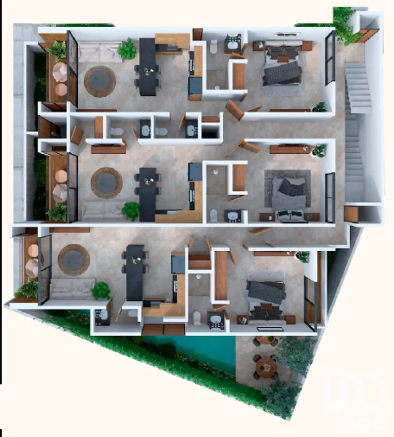 Departamento en Venta en Yucatán Country Club, Mérida, Yucatán | NEX-232285 | iad México | Foto 10 de 11