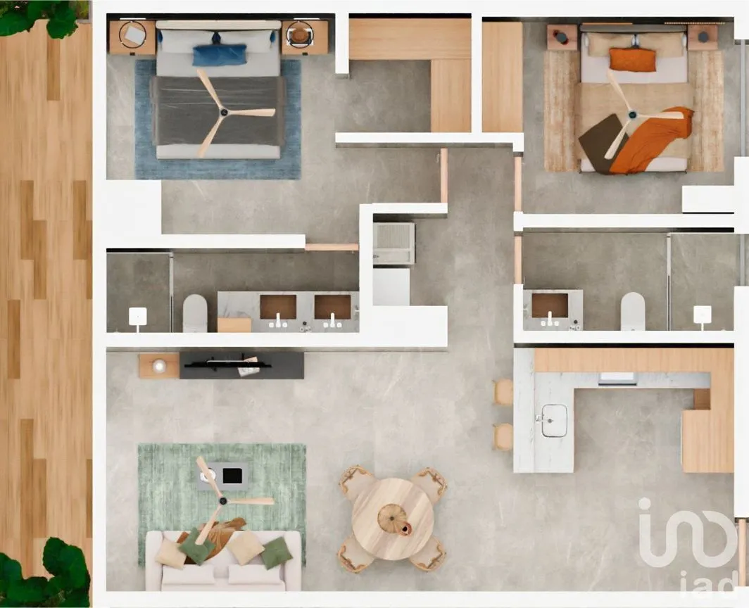 Departamento en Venta en Temozon Norte, Mérida, Yucatán | NEX-232357 | iad México | Foto 15 de 26