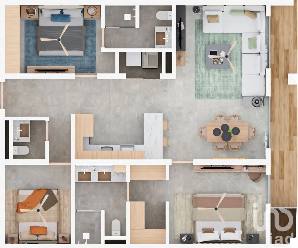 Departamento en Venta en Temozon Norte, Mérida, Yucatán | NEX-232357 | iad México | Foto 16 de 26