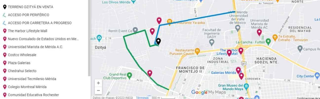 Terreno en Venta en Dzityá, Mérida, Yucatán | NEX-232392 | iad México | Foto 3 de 3
