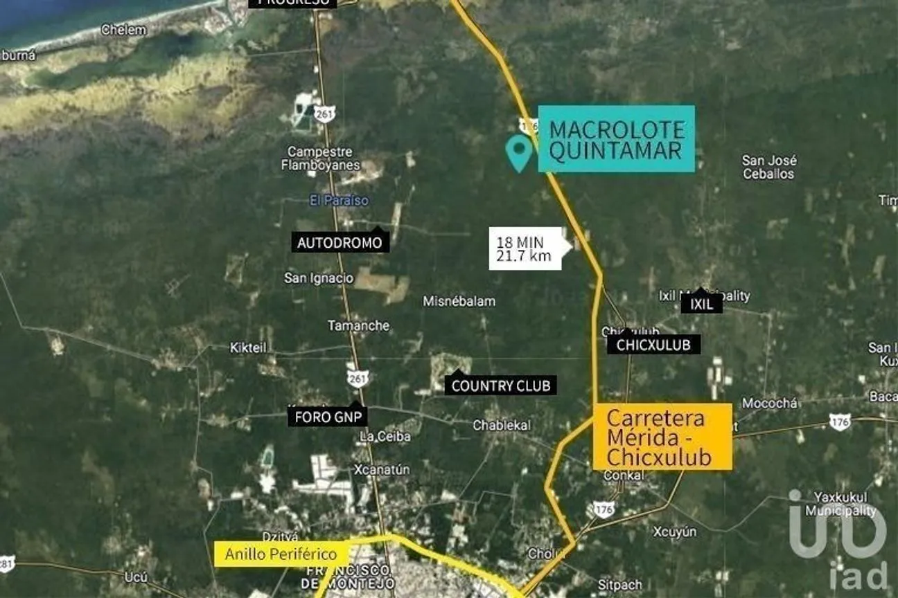 Terreno en Venta en Chicxulub Puerto, Progreso, Yucatán | NEX-232406 | iad México | Foto 1 de 2