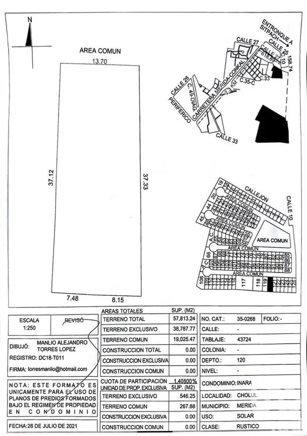 Terreno en Venta en Cholul, Mérida, Yucatán | NEX-232462 | iad México | Foto 8 de 8