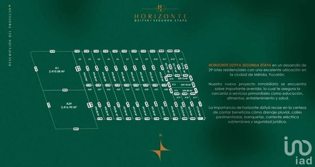Terreno en Venta en Dzityá, Mérida, Yucatán | NEX-268304 | iad México | Foto 5 de 9