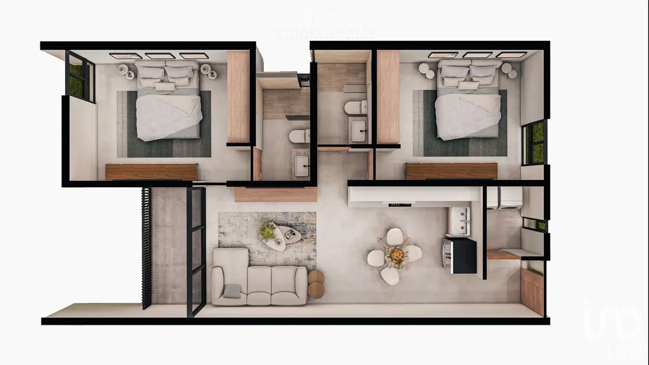 Departamento en Venta en Cholul, Mérida, Yucatán | NEX-275460 | iad México | Foto 7 de 12