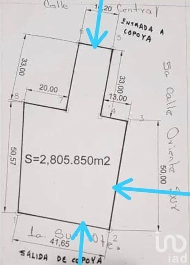 Terreno en Venta en Copoya, Tuxtla Gutiérrez, Chiapas | NEX-231963 | iad México | Foto 2 de 3