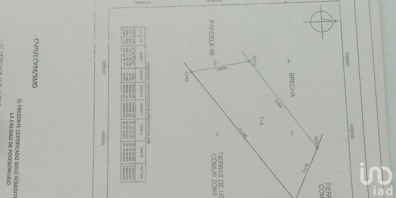 Terreno en Venta en La Victoria, Tuxtla Gutiérrez, Chiapas | NEX-231979 | iad México | Foto 5 de 5