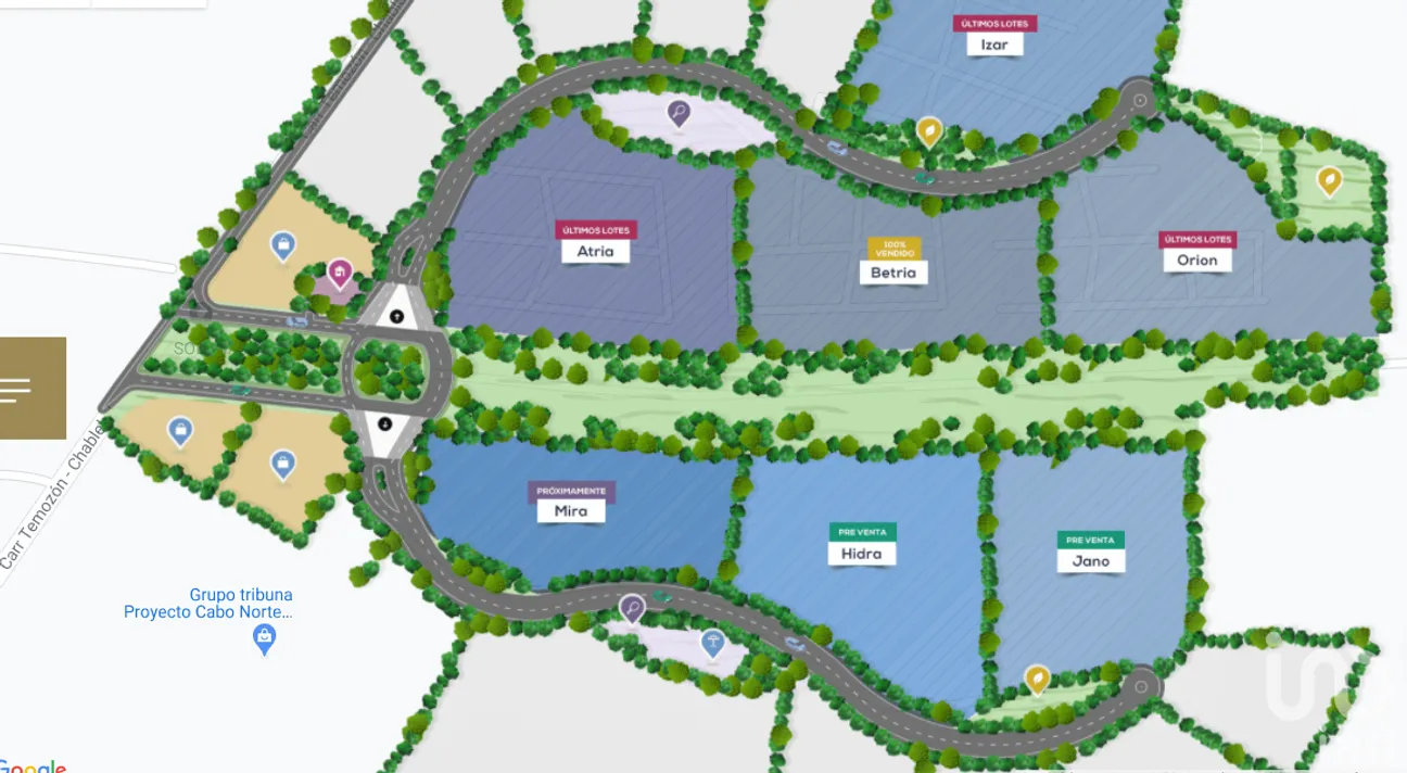Terreno en Venta en Temozon Norte, Mérida, Yucatán | NEX-227086 | iad México | Foto 3 de 18
