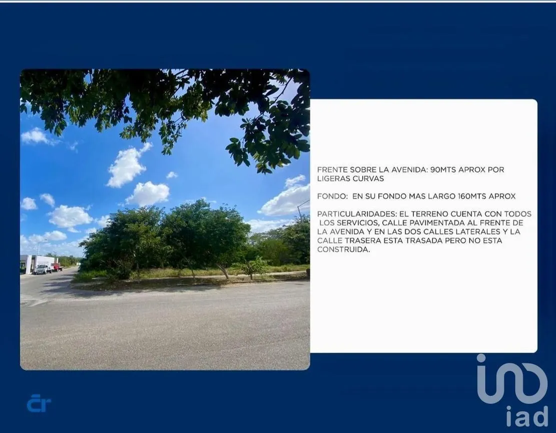 Terreno en Venta en Caucel, Mérida, Yucatán | NEX-232578 | iad México | Foto 8 de 14