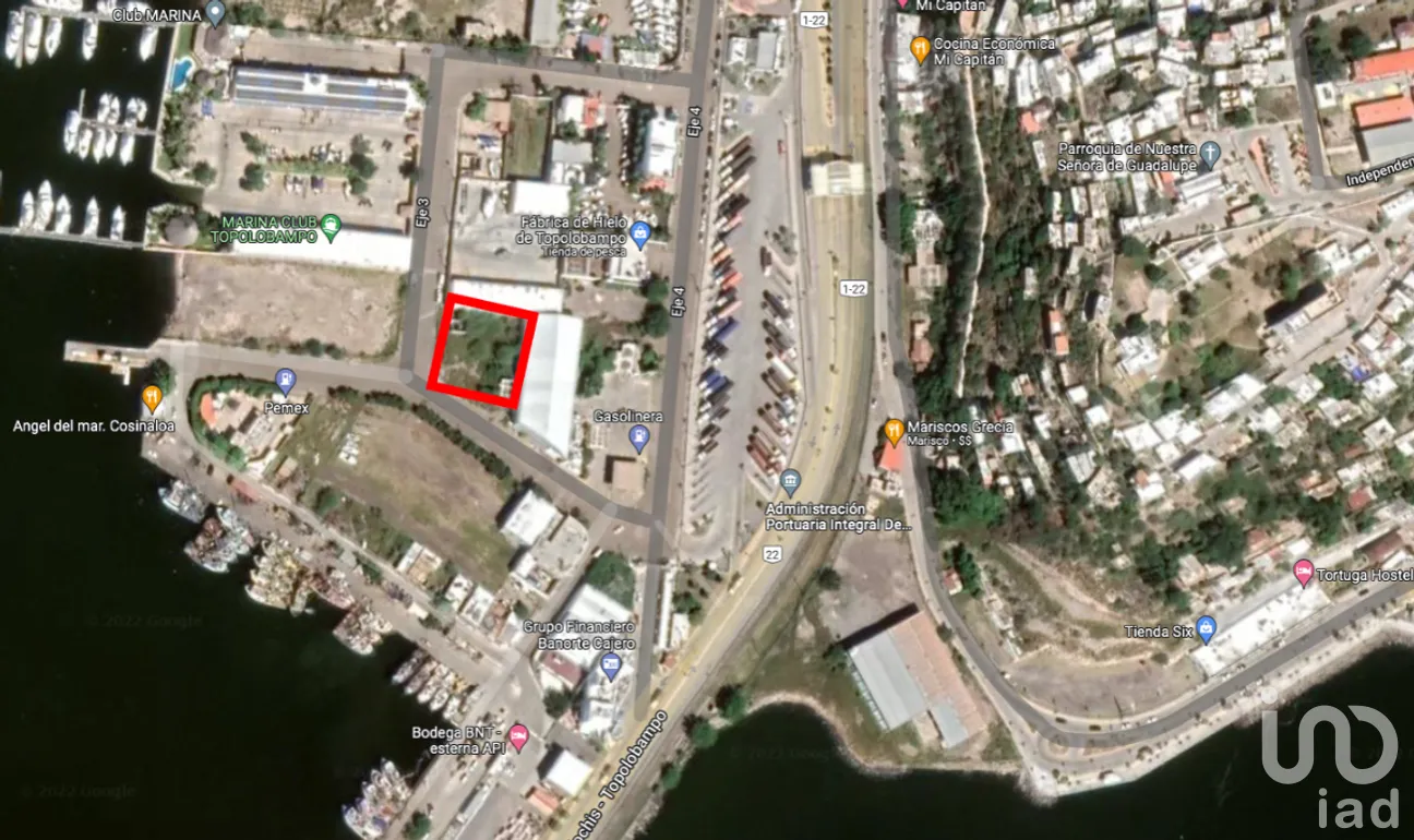 Terreno en Venta en Topolobampo Centro, Ahome, Sinaloa | NEX-281541 | iad México | Foto 1 de 1