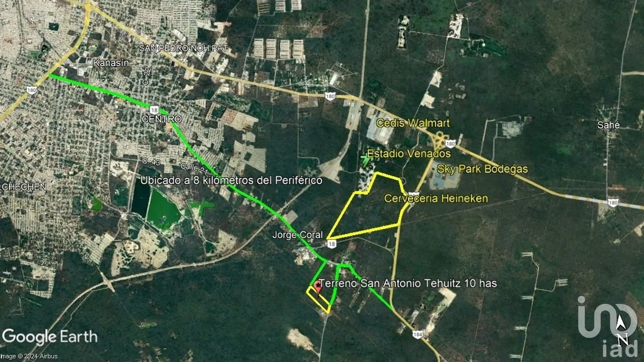 Terreno en Venta en San Antonio Tehuitz, Kanasín, Yucatán | NEX-276425 | iad México | Foto 1 de 7