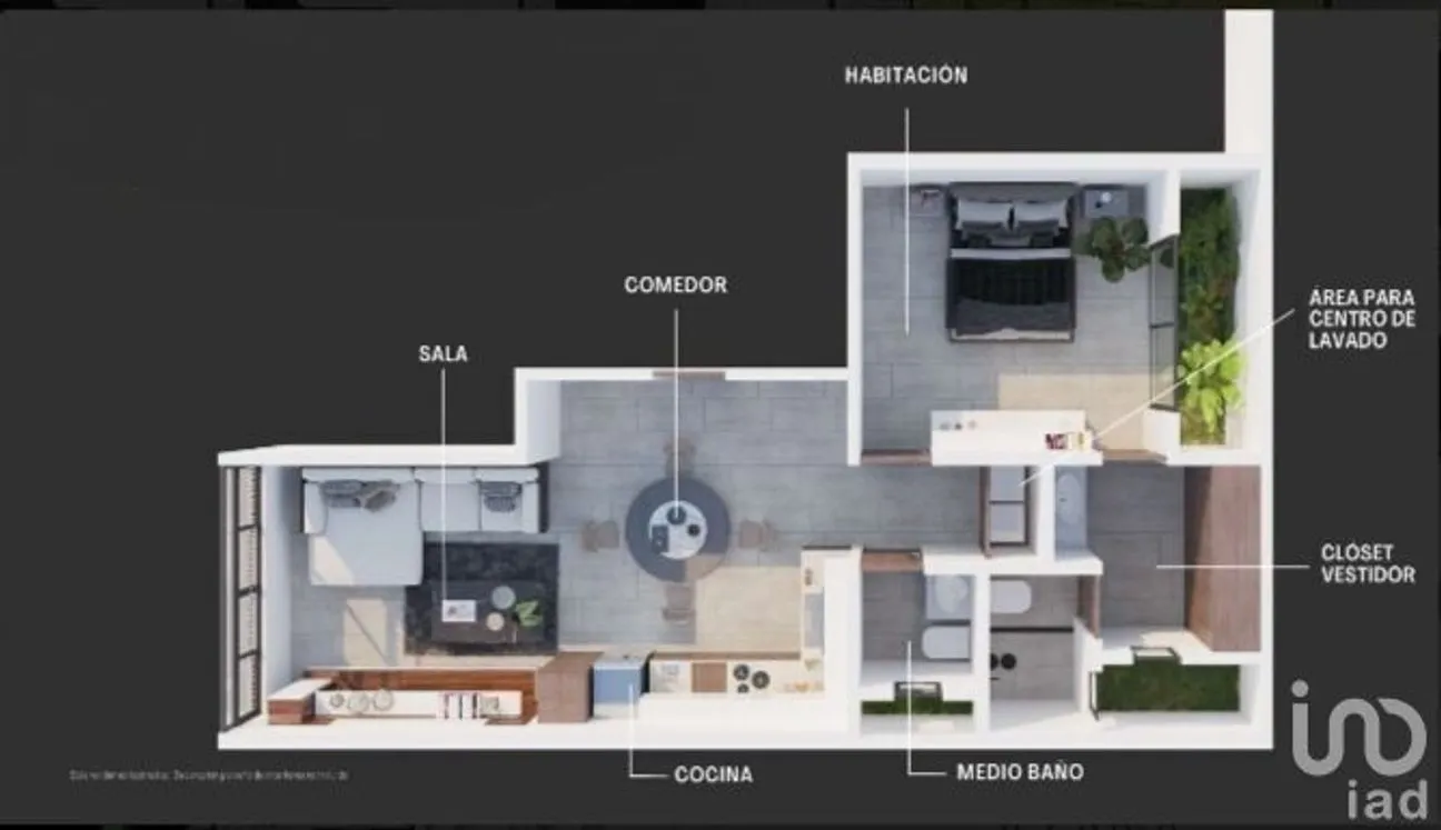 Departamento en Venta en Temozon Norte, Mérida, Yucatán | NEX-228519 | iad México | Foto 5 de 7