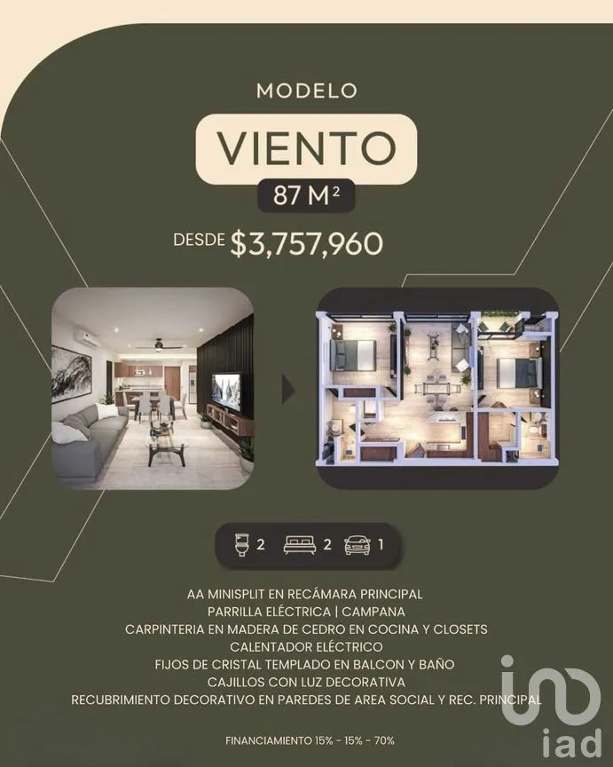 Departamento en Venta en Cholul, Mérida, Yucatán | NEX-274102 | iad México | Foto 14 de 16
