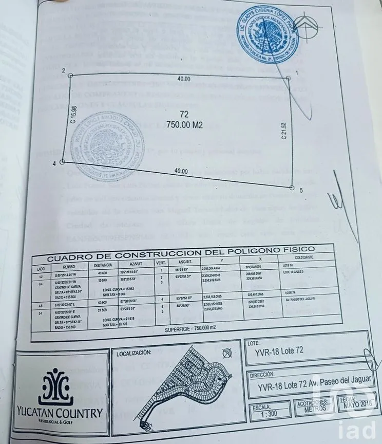 Terreno en Venta en Yucatán Country Club, Mérida, Yucatán | NEX-270454 | iad México | Foto 5 de 9