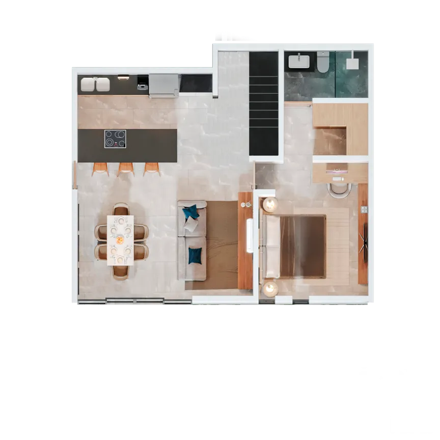 Departamento en Venta en Temozon Norte, Mérida, Yucatán | NEX-227412 | iad México | Foto 9 de 10